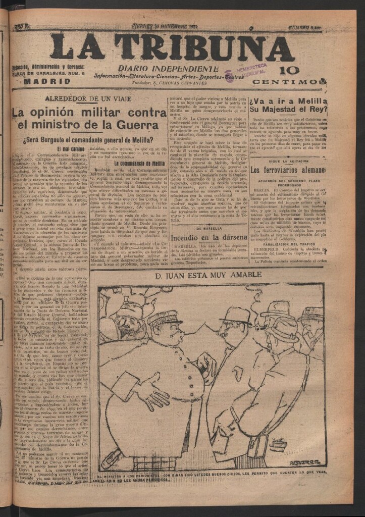 Miniatura de La Tribuna del 30 de diciembre de 1921