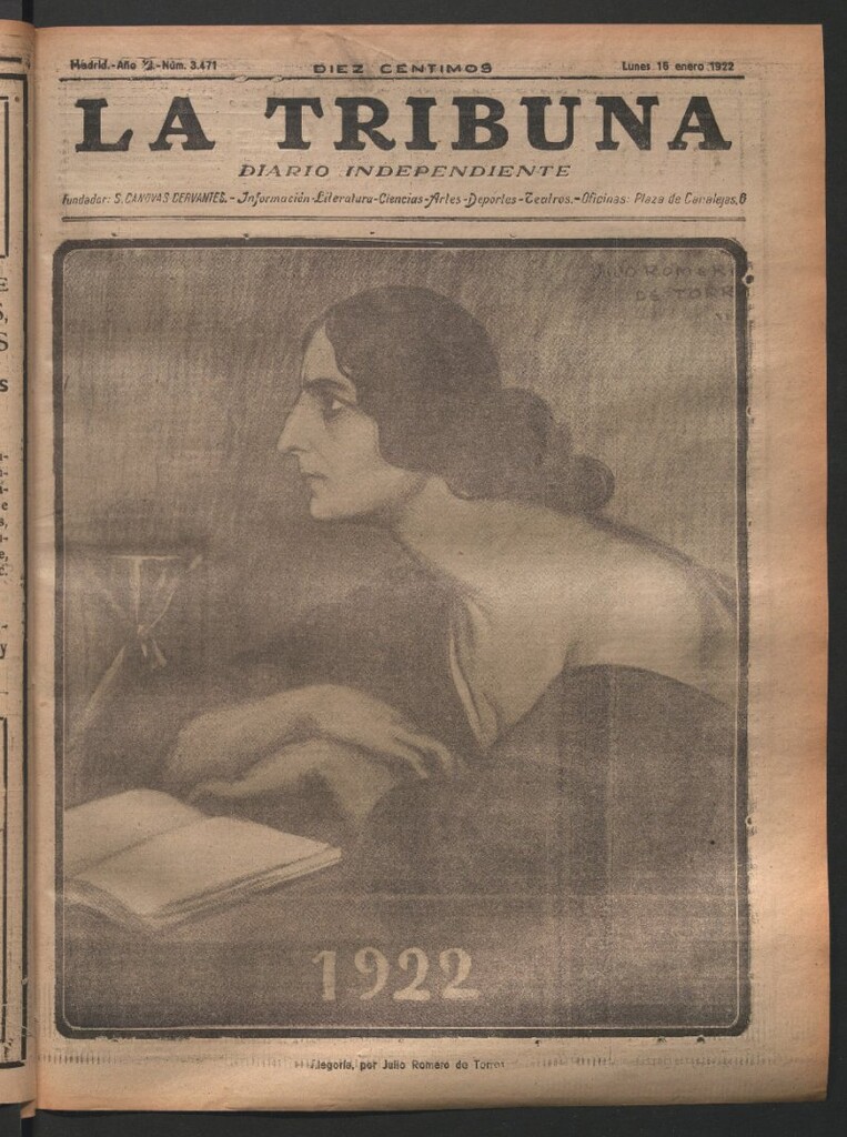 Miniatura de La Tribuna del 16 de enero de 1922