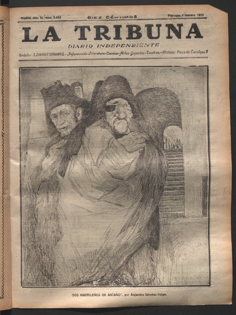 Miniatura de La Tribuna del 1 de febrero de 1922