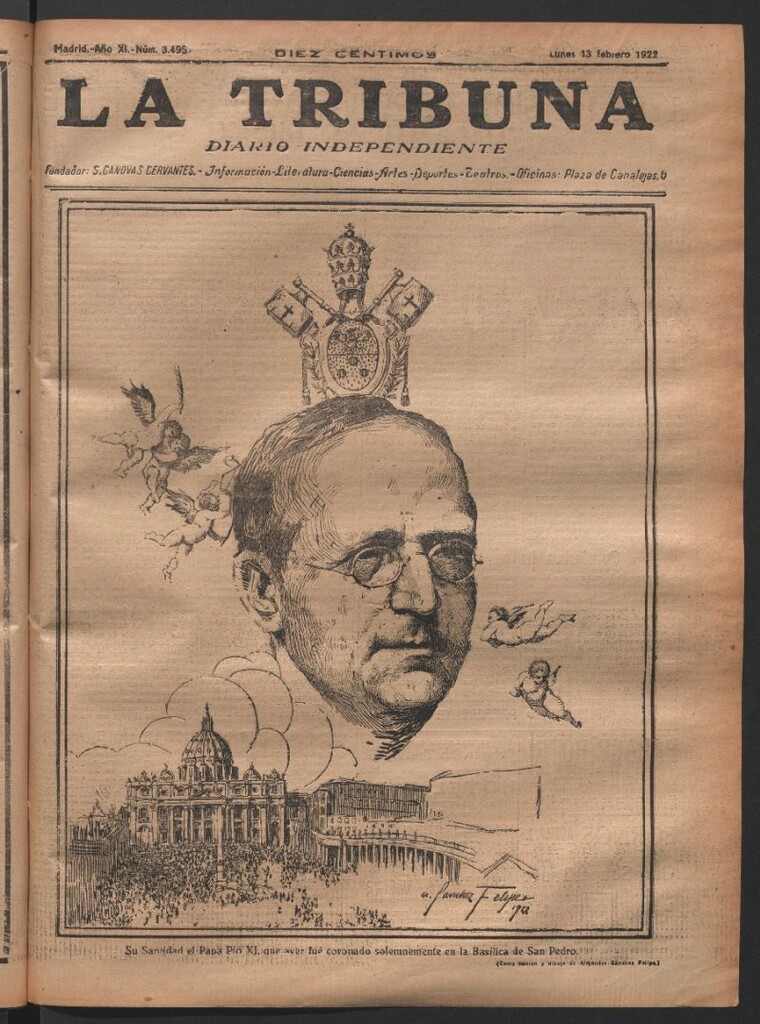 Miniatura de La Tribuna del 13 de febrero de 1922