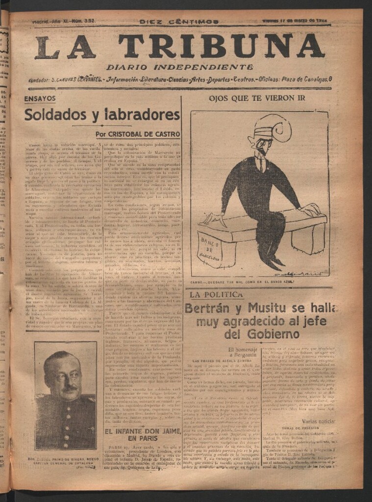 Miniatura de La Tribuna del 17 de marzo de 1922
