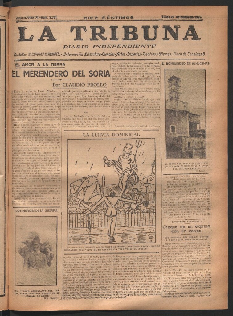Miniatura de La Tribuna del 27 de marzo de 1922