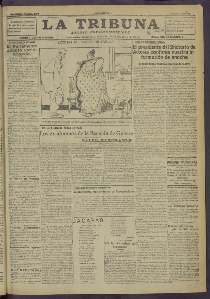 Miniatura de La Tribuna del 5 de julio de 1922