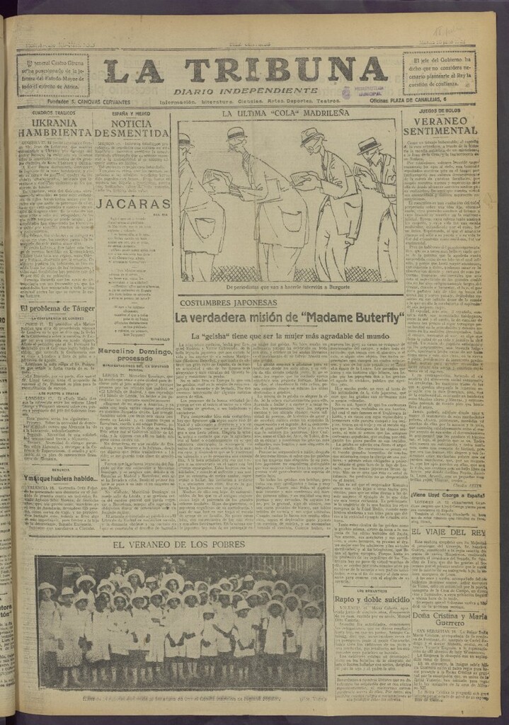 Miniatura de La Tribuna del 18 de julio de 1922