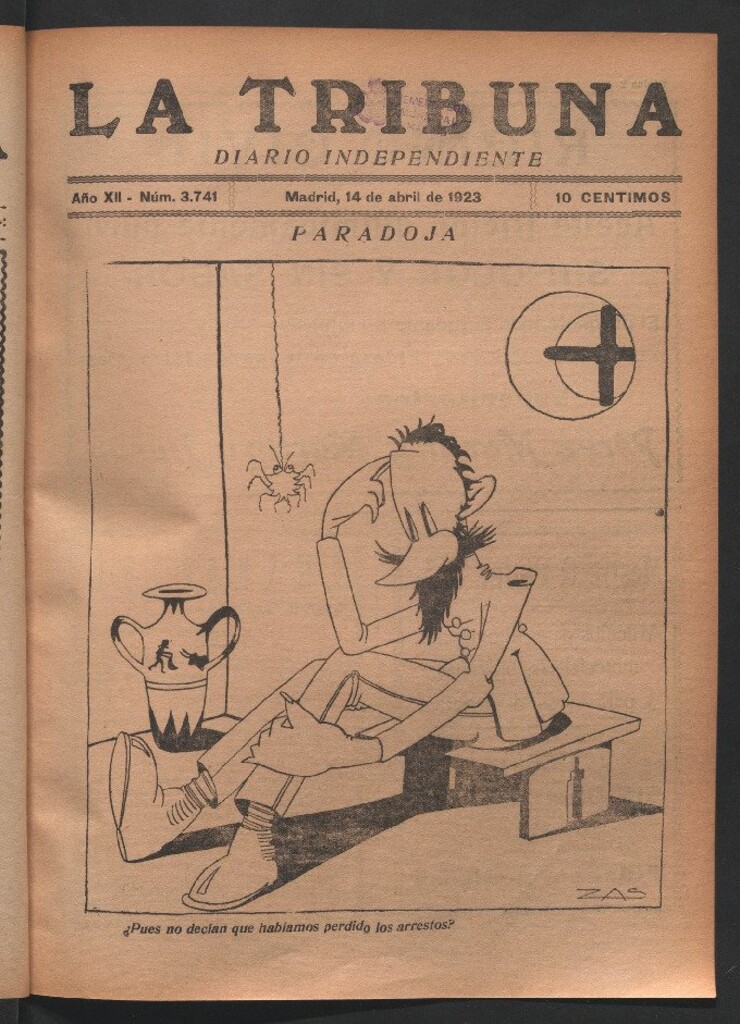Miniatura de La Tribuna del 14 de abril de 1923