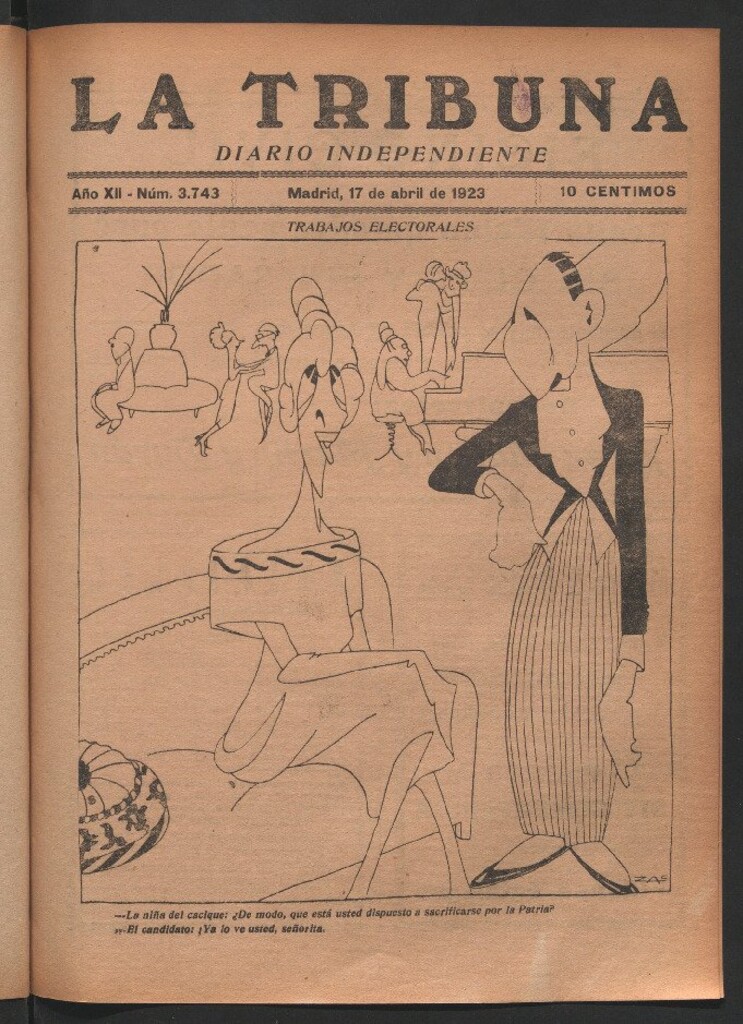 Miniatura de La Tribuna del 17 de abril de 1923
