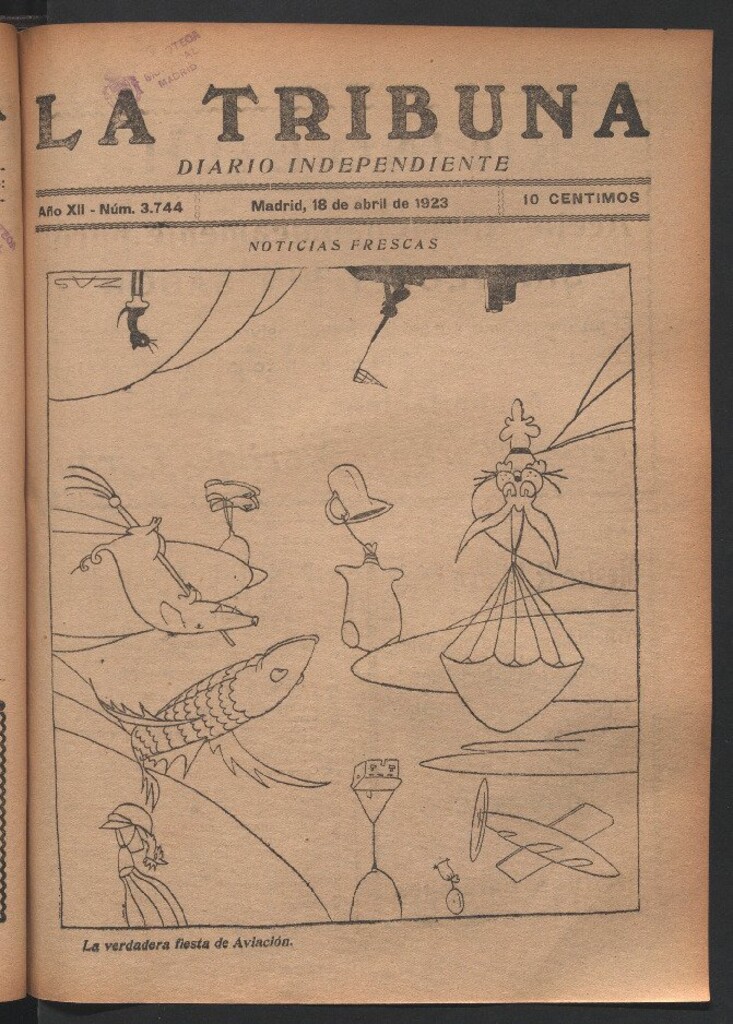 Miniatura de La Tribuna del 18 de abril de 1923