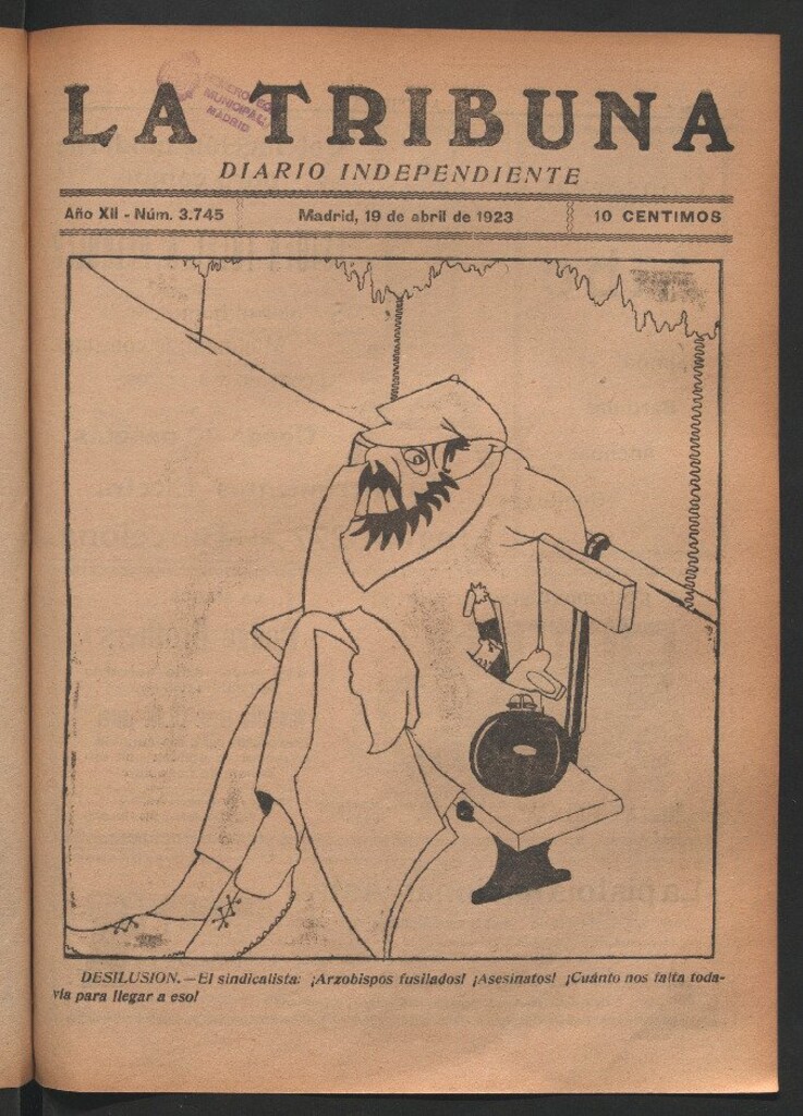 Miniatura de La Tribuna del 19 de abril de 1923