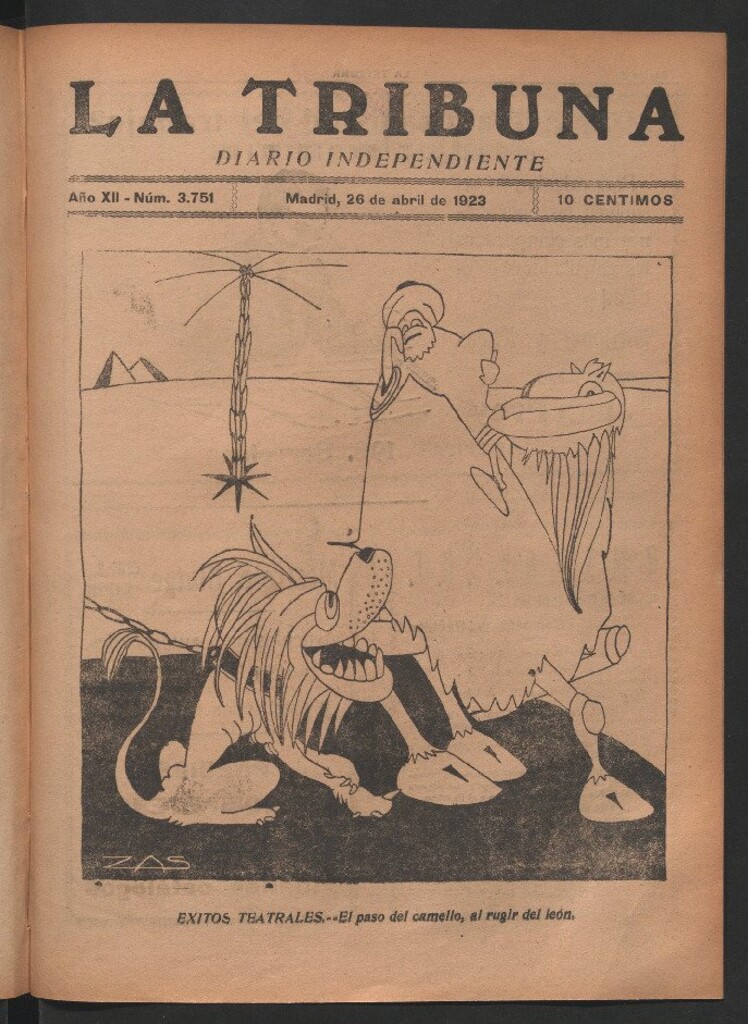 Miniatura de La Tribuna del 26 de abril de 1923