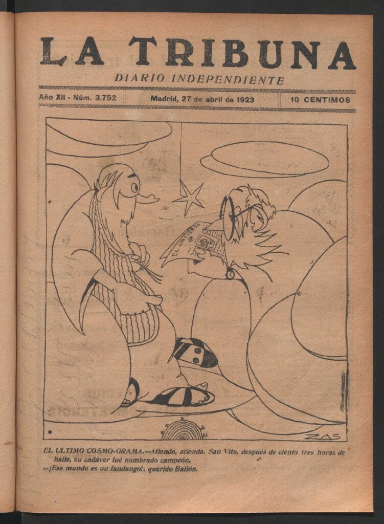 Miniatura de La Tribuna del 27 de abril de 1923