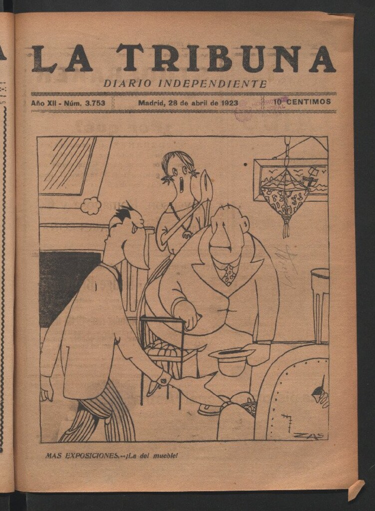 Miniatura de La Tribuna del 28 de abril de 1923