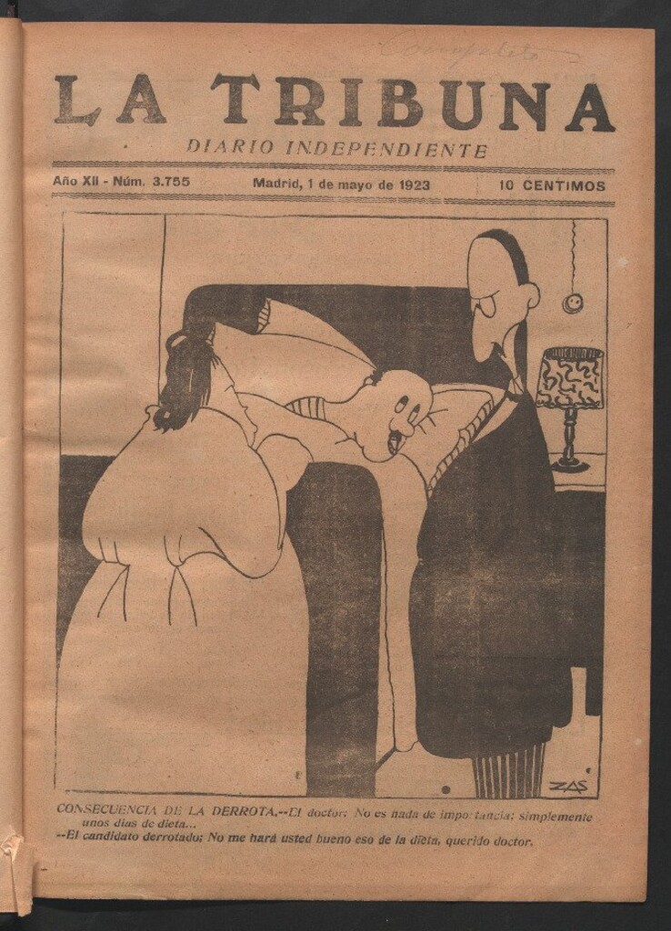 Miniatura de La Tribuna del 1 de mayo de 1923