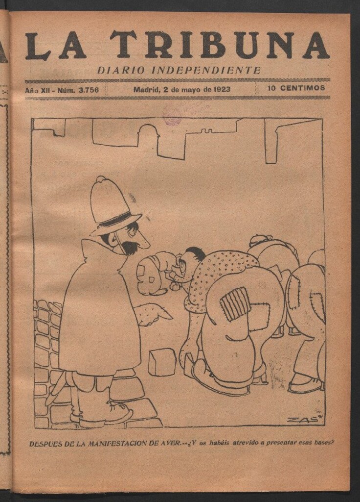 Miniatura de La Tribuna del 2 de mayo de 1923