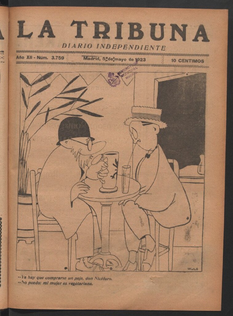 Miniatura de La Tribuna del 5 de mayo de 1923