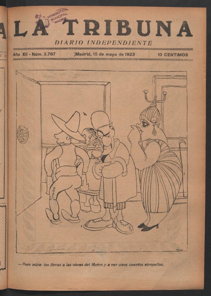 Miniatura de La Tribuna del 15 de mayo de 1923