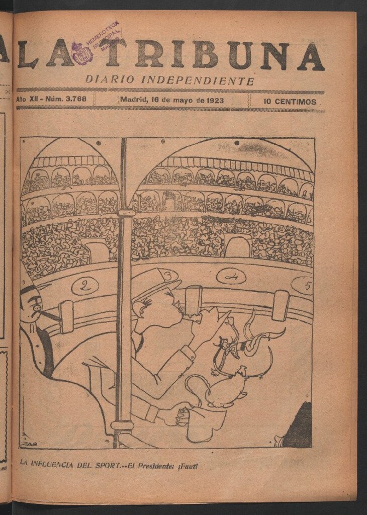 Miniatura de La Tribuna del 16 de mayo de 1923