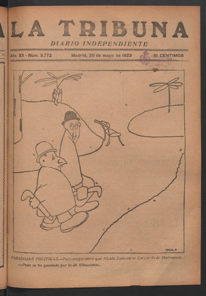 Miniatura de La Tribuna del 20 de mayo de 1923