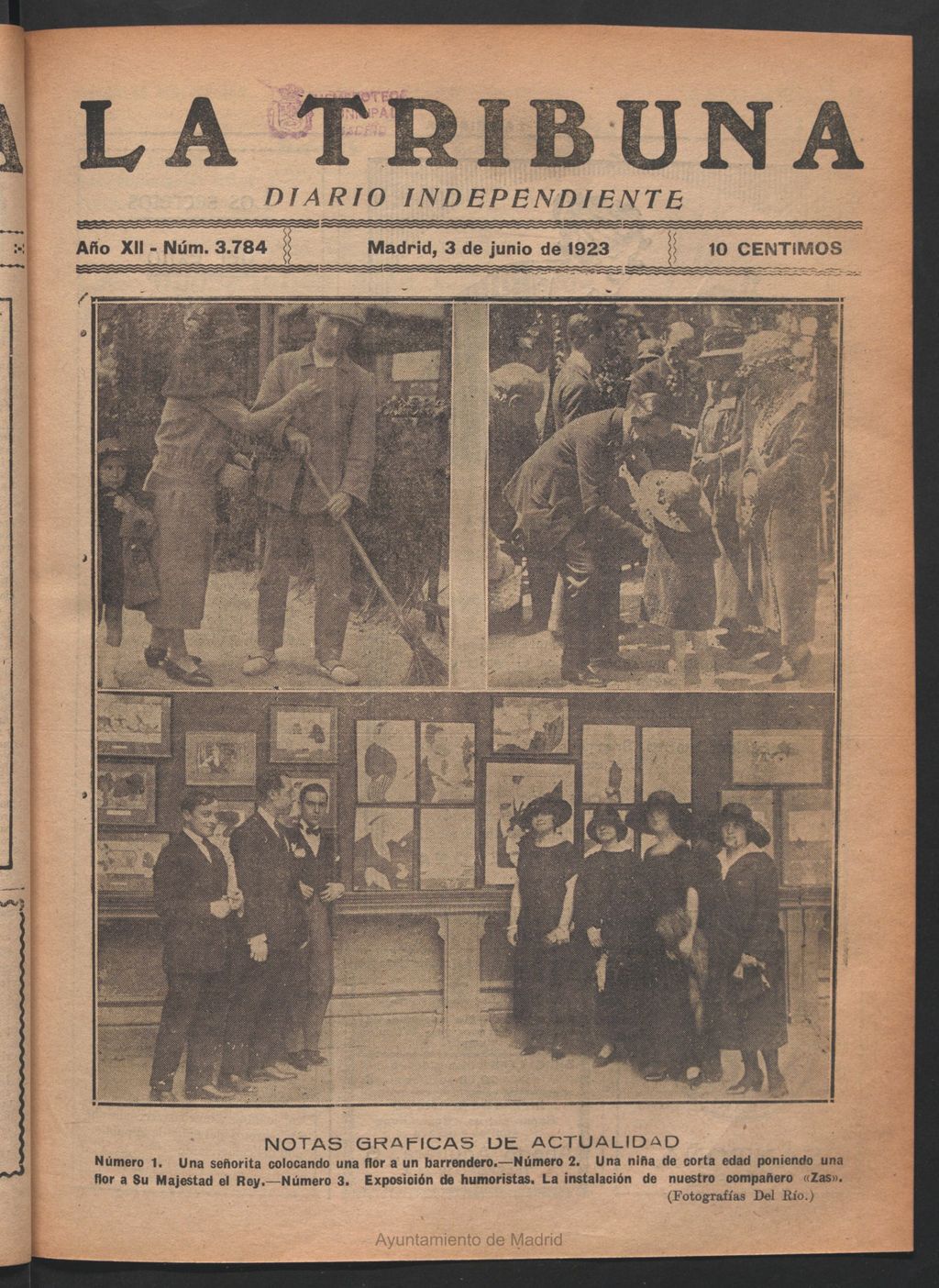Miniatura de La Tribuna del 3 de junio de 1923