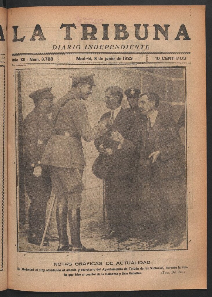 Miniatura de La Tribuna del 8 de junio de 1923