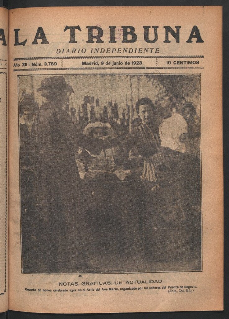 Miniatura de La Tribuna del 9 de junio de 1923