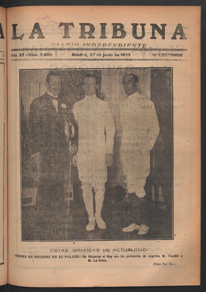 Miniatura de La Tribuna del 22 de junio de 1923