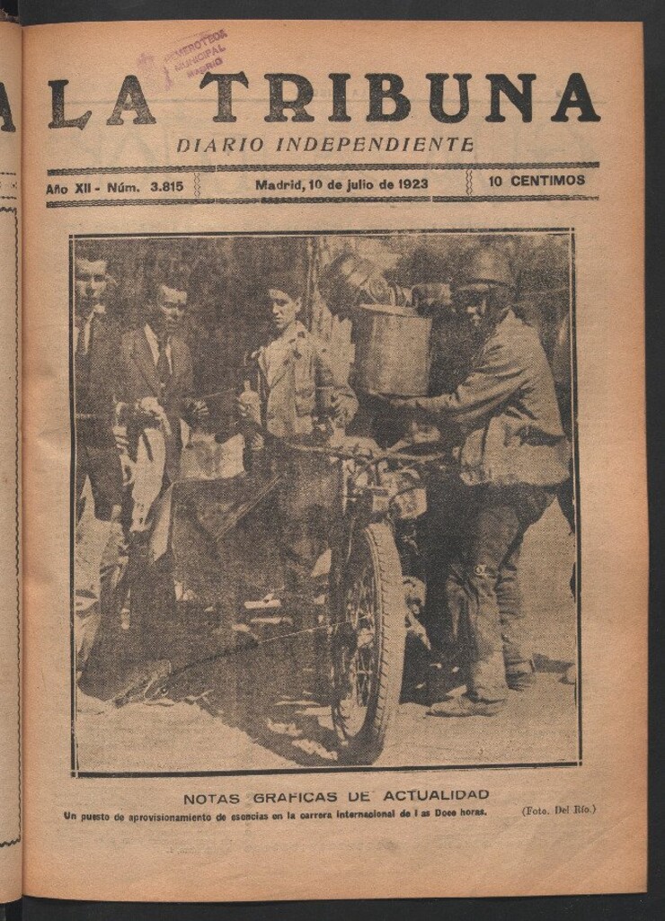Miniatura de La Tribuna del 10 de julio de 1923