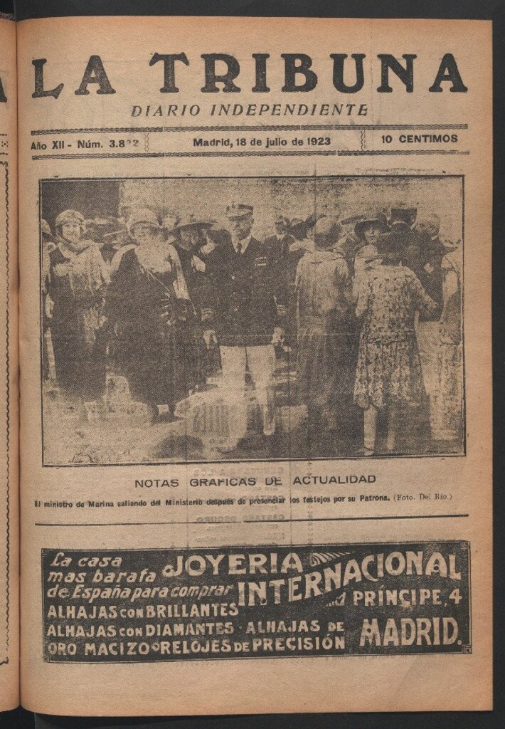 Miniatura de La Tribuna del 18 de julio de 1923