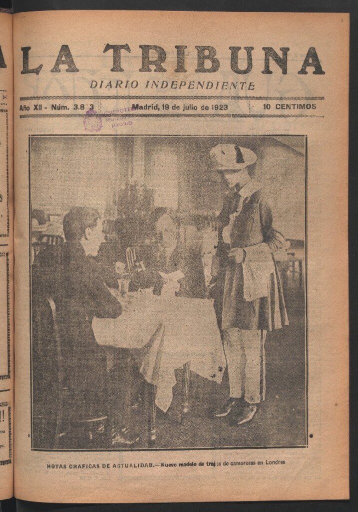 Miniatura de La Tribuna del 19 de julio de 1923