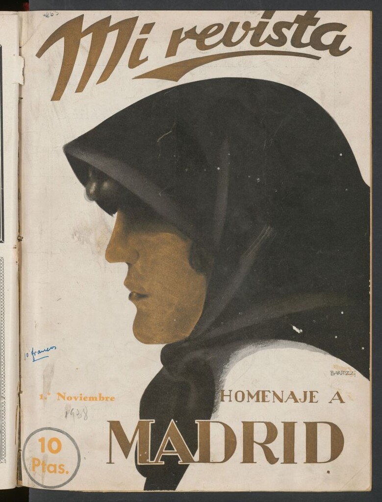 Miniatura de Mi revista : ilustración de actualidades del 1 de noviembre de 1938