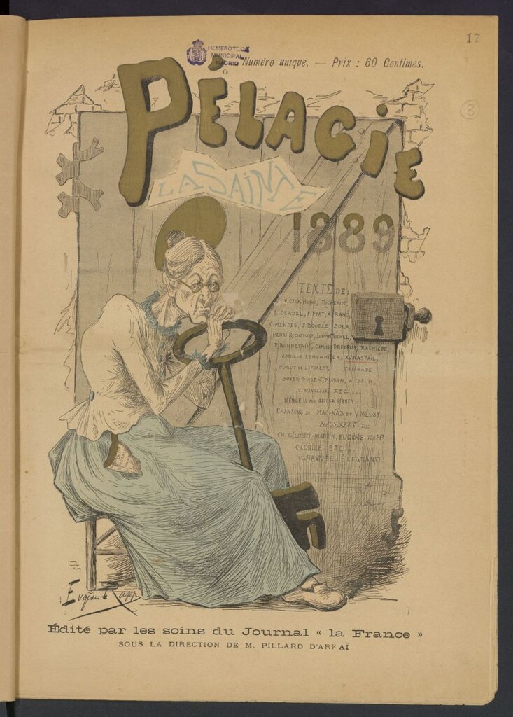 Miniatura de Pélagie la Sainte de 1889
