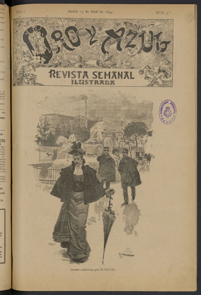 Miniatura de Oro y azul: revista semanal ilustrada del 13 de abril de 1894