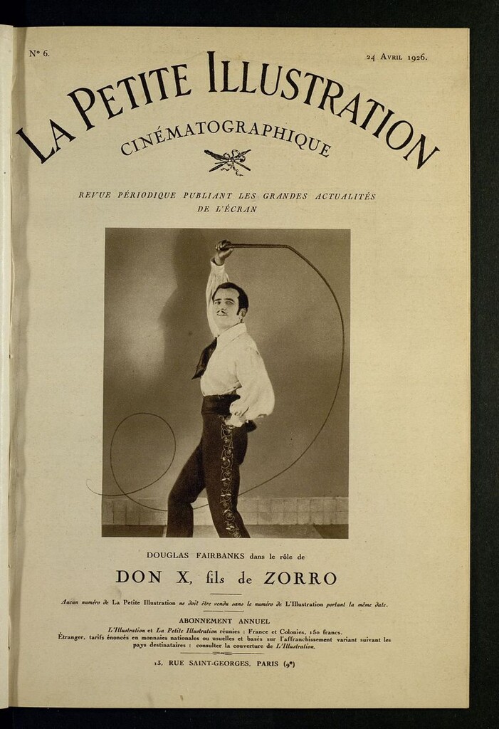 Miniatura de La Petite Illustration Cinematographique del 24 de abril de 1926
