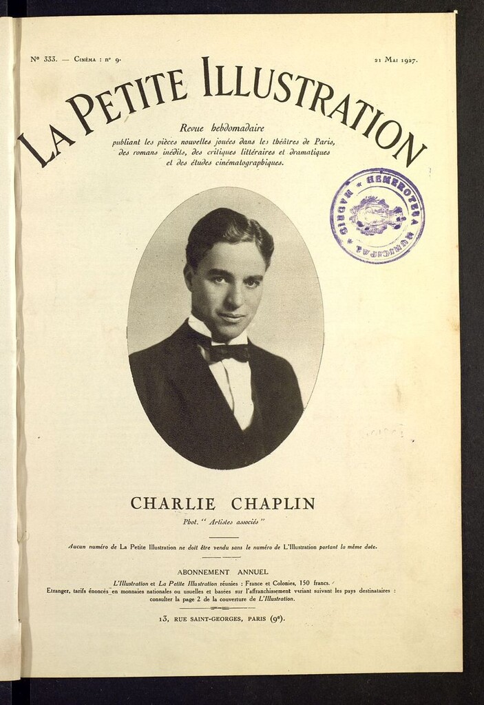 Miniatura de La Petite Illustration Cinematographique del 21 de mayo de 1927