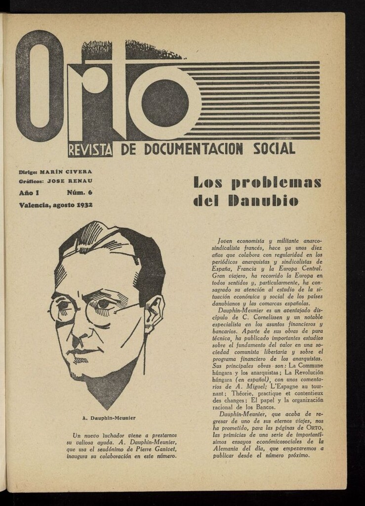 Miniatura de Orto: revista de documentación social de agosto de 1932
