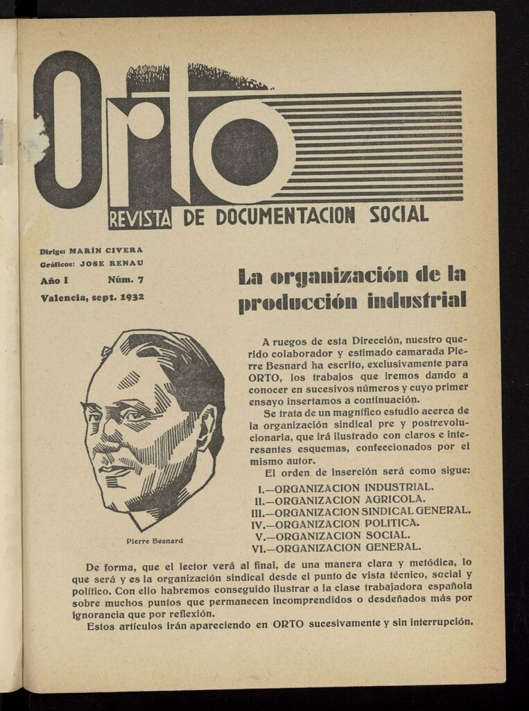 Miniatura de Orto: revista de documentación social de septiembre de 1932