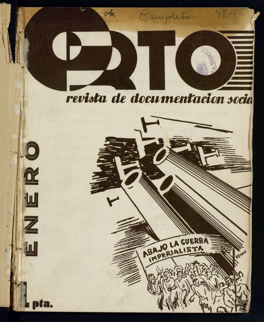 Miniatura de Orto: revista de documentación social de enero de 1933