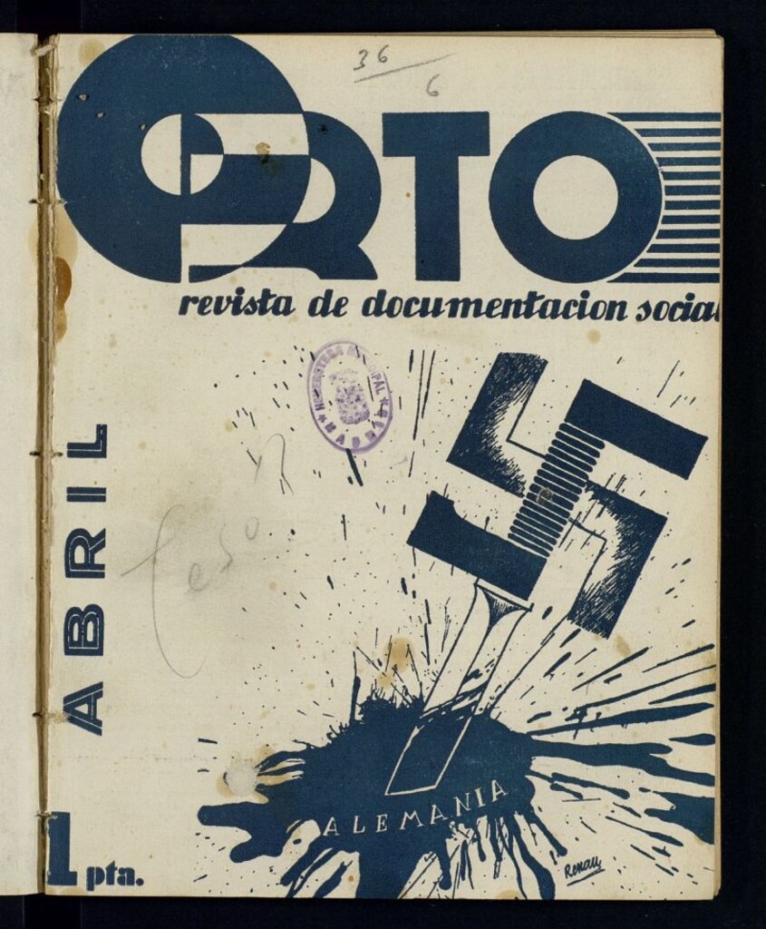 Miniatura de Orto: revista de documentación social de abril de 1933