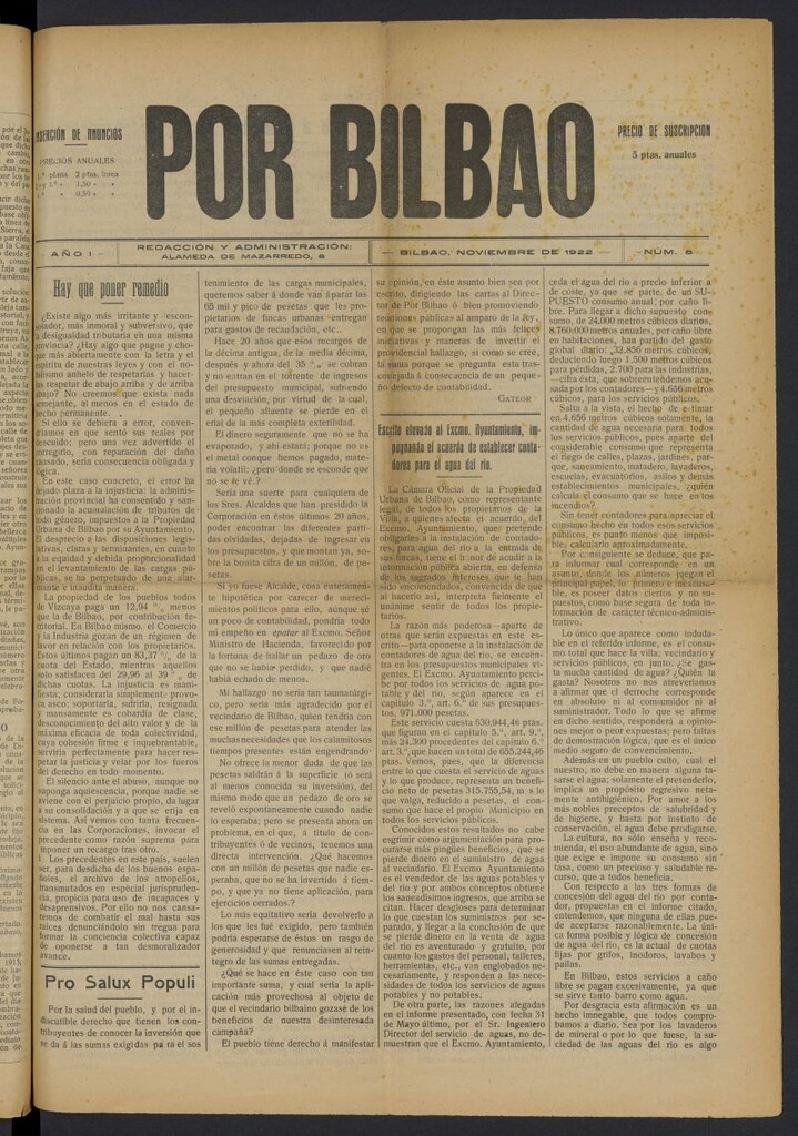Miniatura de Por Bilbao de noviembre de 1922