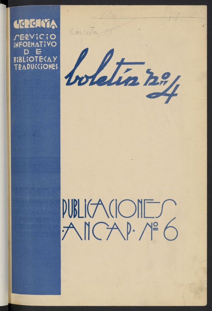 Miniatura de Publicaciones ANCAP de agosto 1934