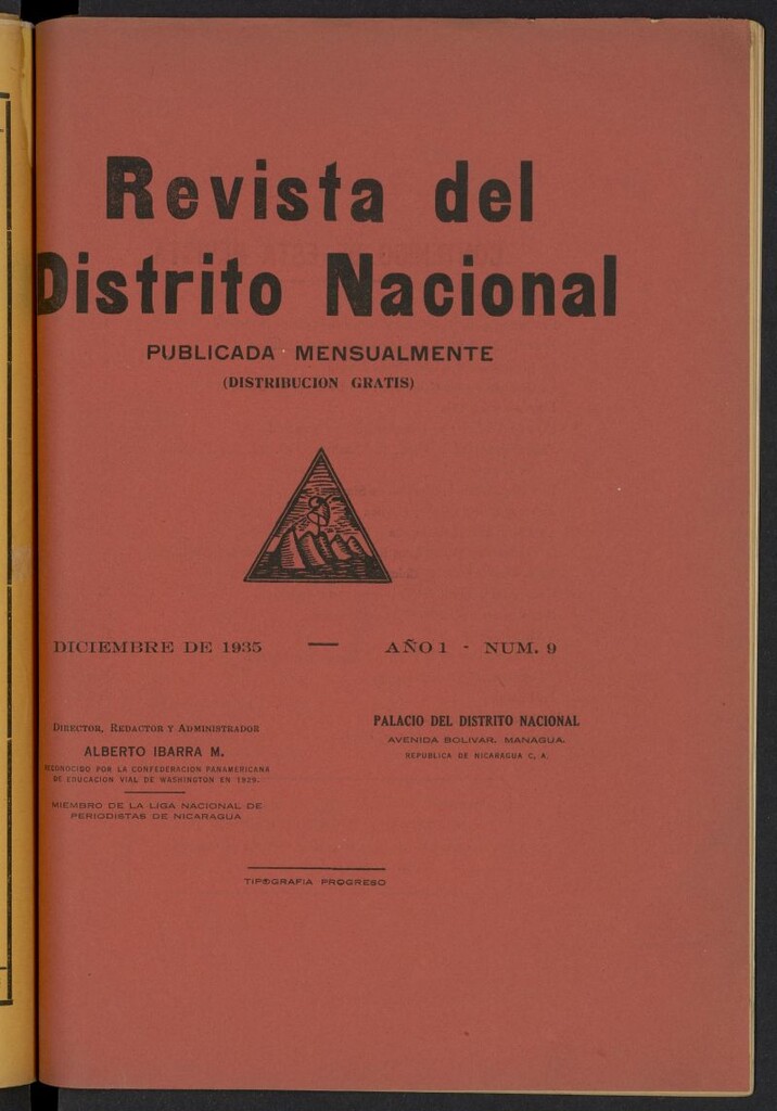 Miniatura de Revista del Distrito Nacional de diciembre de 1935