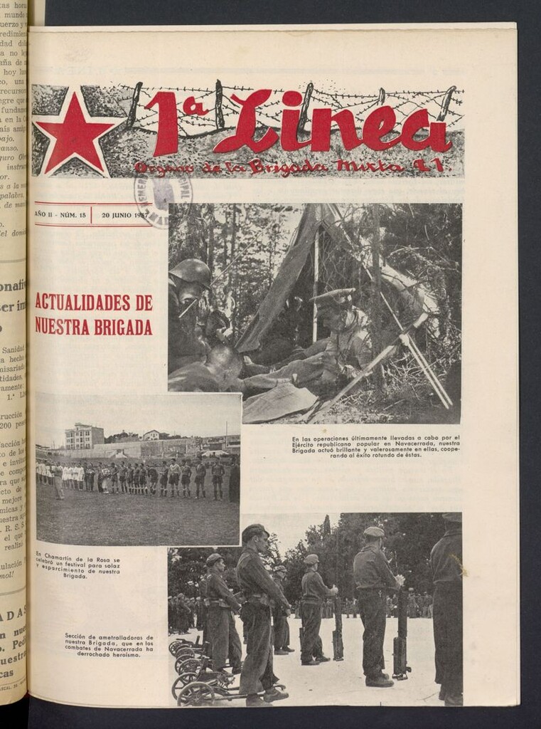 Miniatura de 1ª Línea del 20 de junio de 1937