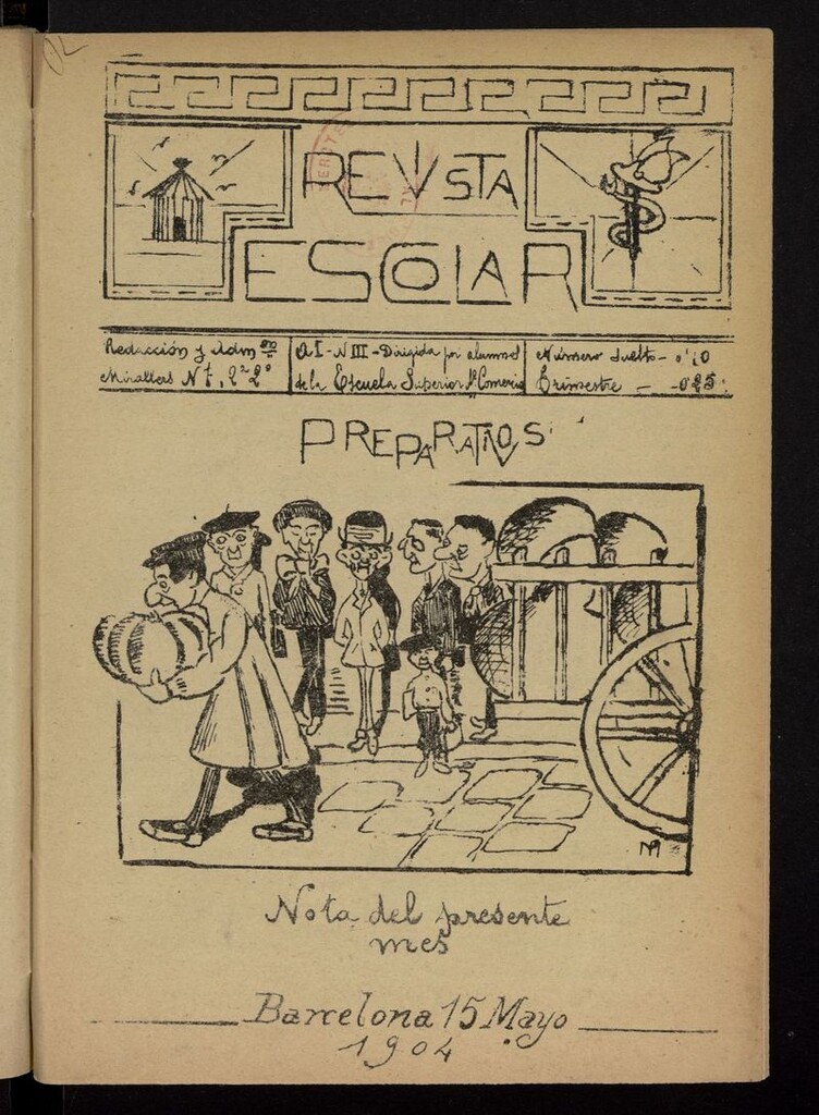 Miniatura de Revista Escolar (Barcelona. 1904) del 15 de mayo de 1904