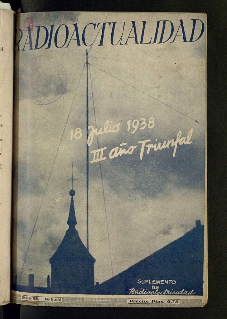 Miniatura de Radioactualidad : suplemento de Radioelectricidad del 20 de julio de 1938
