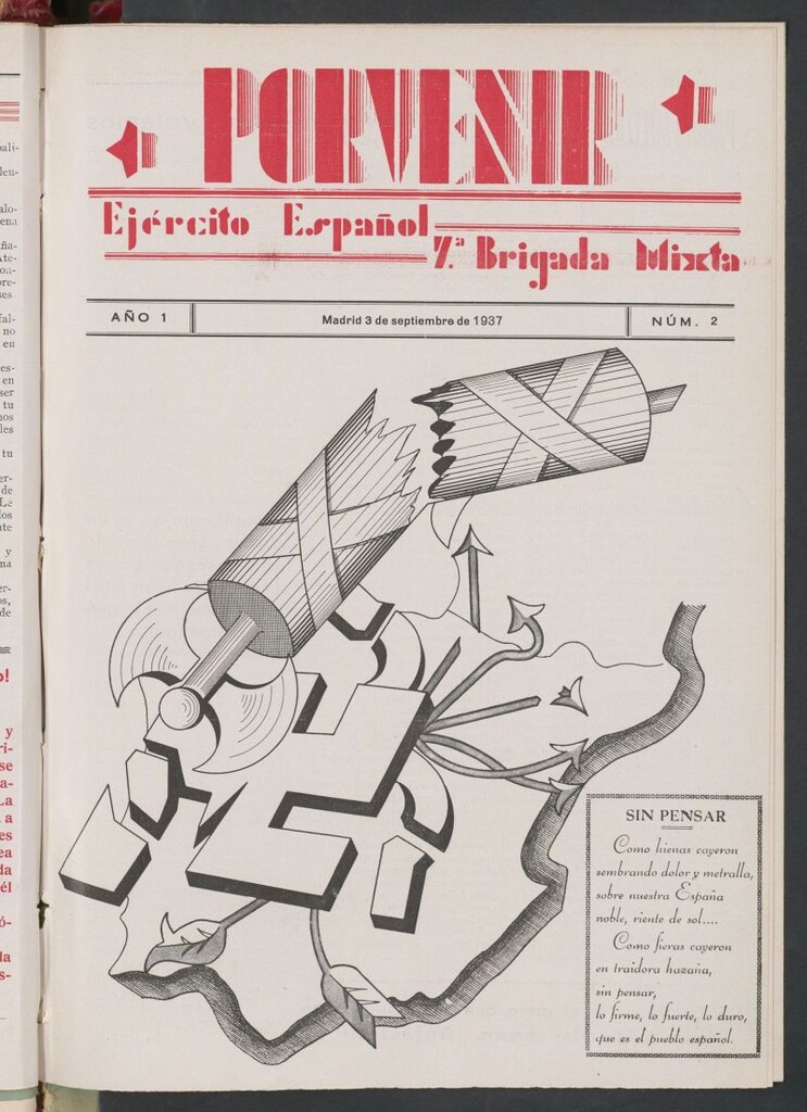 Miniatura de Porvenir : ejército español : 7ª Brigada Mixta del 3 de septiembre de 1937