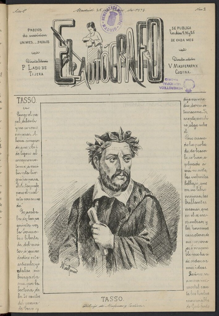 Miniatura de EL Autógrafo del 25 de enero de 1873, nº 3