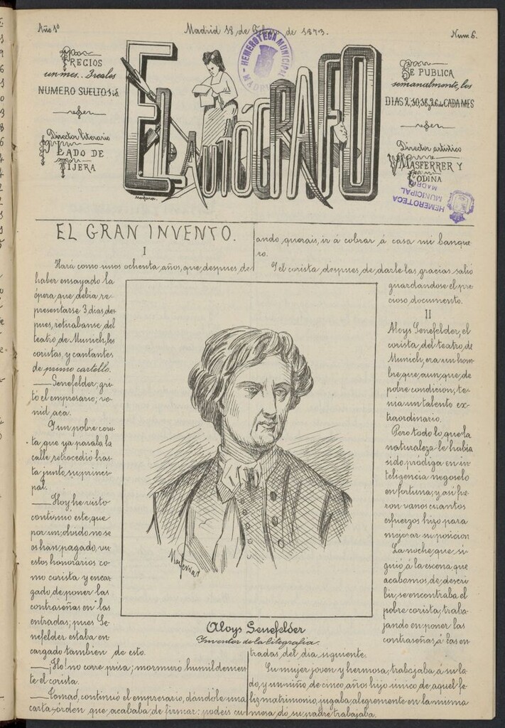 Miniatura de EL Autógrafo del 18 de febrero de 1873, nº 6