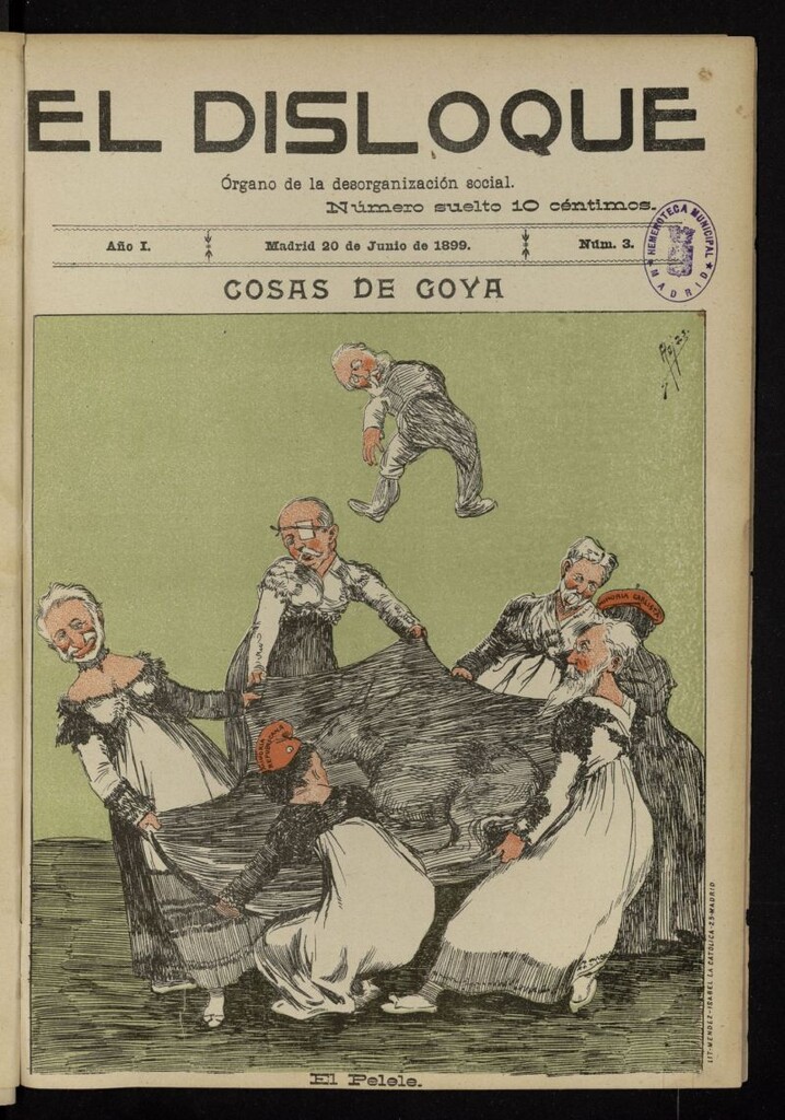 Miniatura de El Disloque: órgano de la desorganización social del 20 de junio de 1899, nº 3