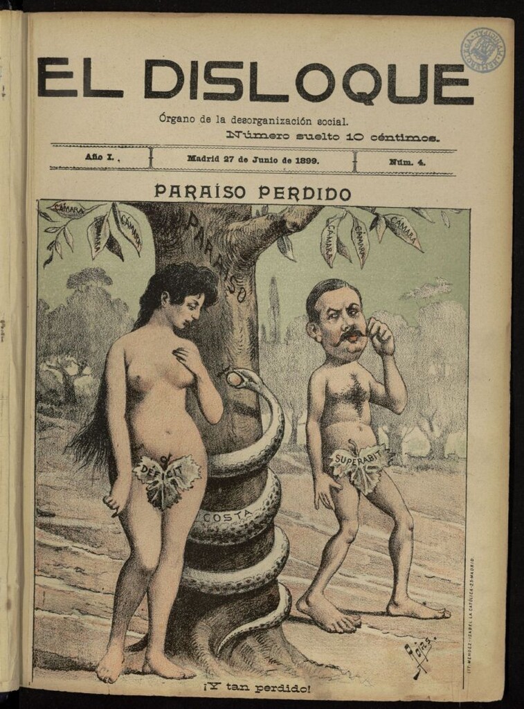Miniatura de El Disloque: órgano de la desorganización social del 27 de junio de 1899, nº 4