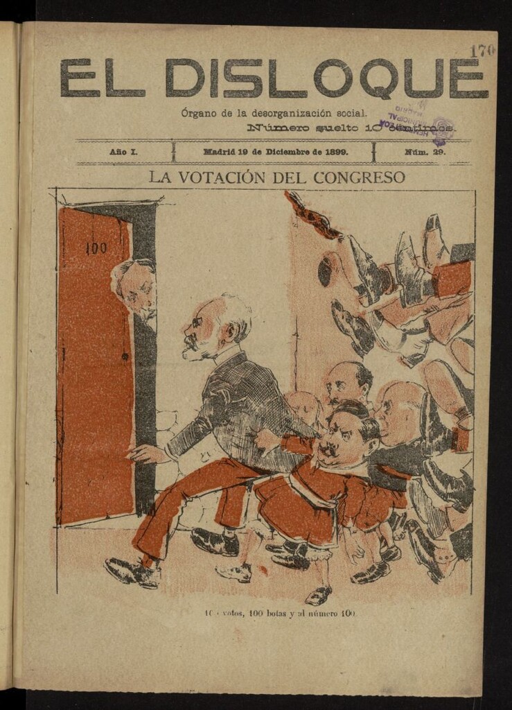 Miniatura de El Disloque: órgano de la desorganización social del 19 de diciembre de 1899, nº 29