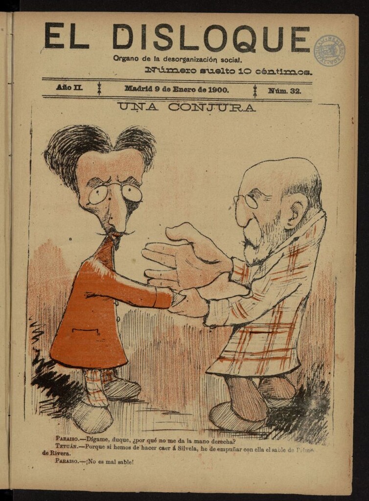 Miniatura de El Disloque: órgano de la desorganización social del 9 de enero de 1900, nº 32